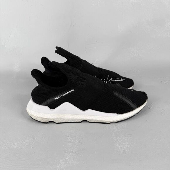 Adidas Y-3 Yohji Yamamoto Reberu Core Black Sneakers F97395 Men's US 12.5 - Picture 4 of 8
